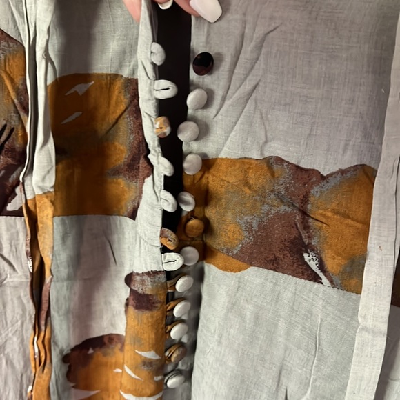 Floral long sleeve mini dress - Picture 3 of 4